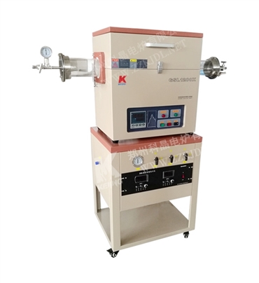 181-GSL-1200X 两路质量流量计开启式管式电炉